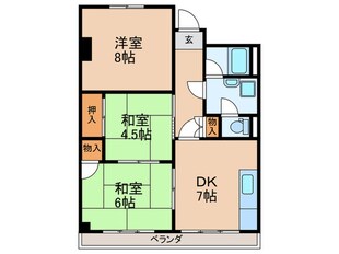 ライオンビルの物件間取画像